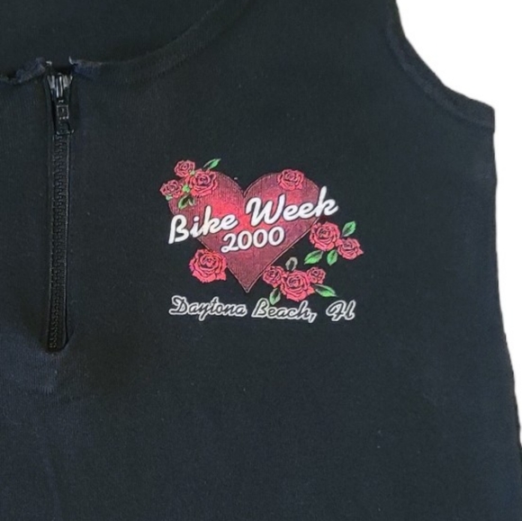 Vintage Daytona Beach Bike Week 2000 Crop Top - Picture 2 of 6